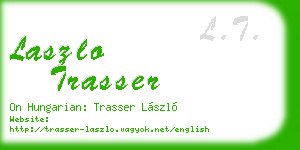 laszlo trasser business card
